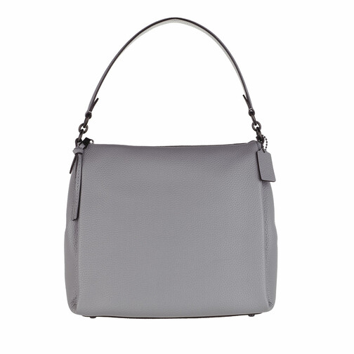 Coach Soft Pebble Leather Shay Crossbody Granite Hobotas
