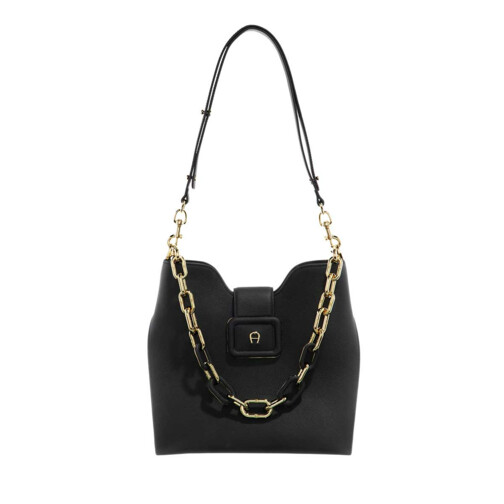 AIGNER Amal Black Hobo Bag