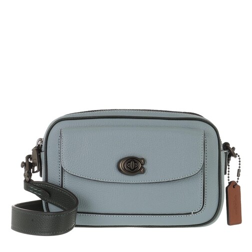 Coach Colorblock Leather Willow Camera Bag V5 Sage Multi Camera Bag