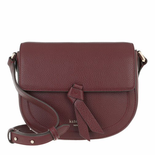 Kate Spade New York Knott Medium Saddle Bag Grenache Saddle Bag