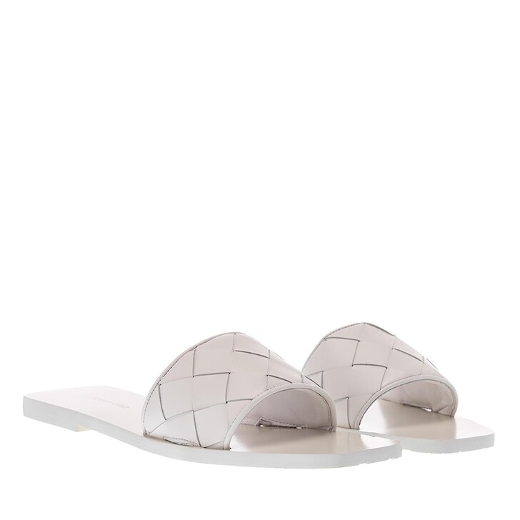 leather white flats