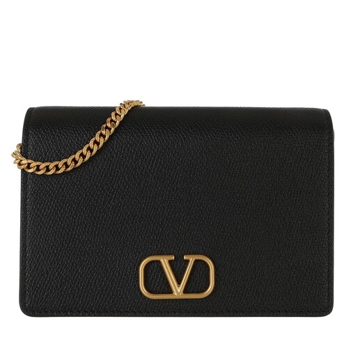 Valentino Garavani VLogo Signature Crossbody Bag Leather Black