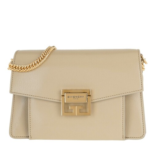 Givenchy Small GV3 Shoulder Bag Leather Beige Crossbody Bag