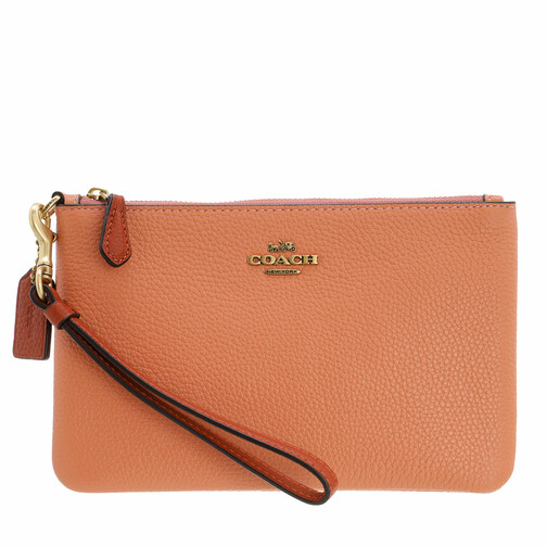 Coach Small Wristlet Orange Wristlet