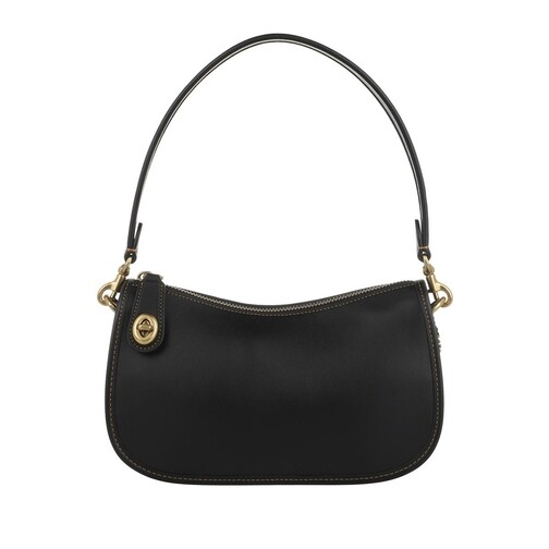 Coach The Coach Originals Glovetanned Leather Swinger Black Pochette