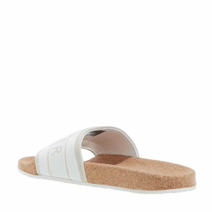 Tommy Hilfiger Tommy Webbing Cork Pool Slide Ecru | Slide | fashionette