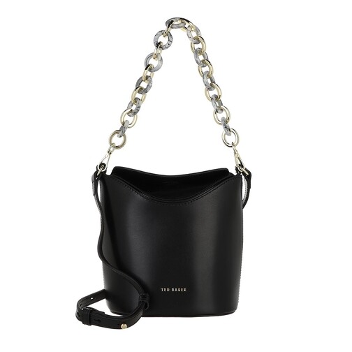 Ted Baker Brookki Resin Chain Mini Bucket Bag Black Bucket Bag