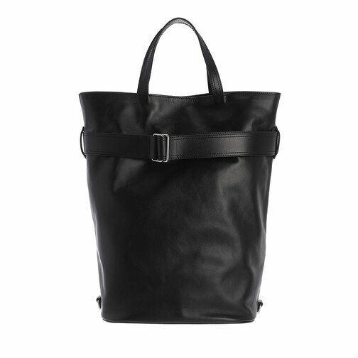 Tiger of Sweden Medium Leather Handbag Black Tote