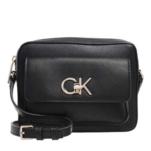 Calvin Klein ReLock Camera Bag With Flap Ck Black Cameratas