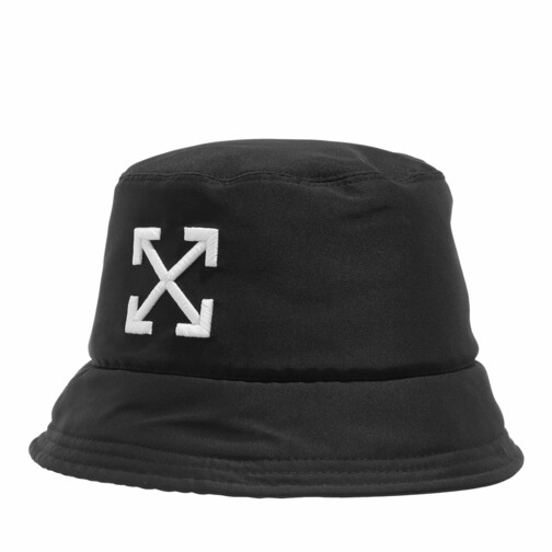 OffWhite Arrow Bucket Hat Black White Bucket Hat