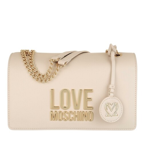 Love Moschino Borsa Bonded Pu Avorio Crossbody Bag