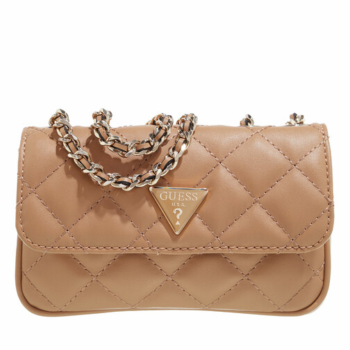 Guess Cessily Micro Mini Beige Crossbody Bag Fashionette