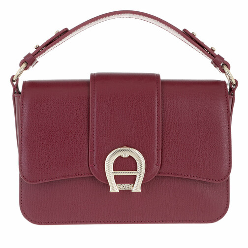 AIGNER Handle Bag Burgundy Satchel