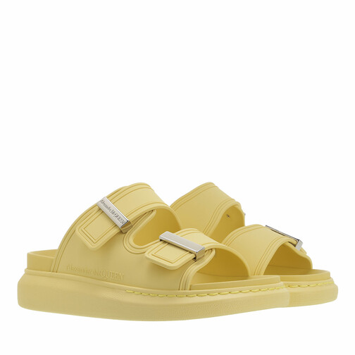 Alexander McQueen Hybrid Slides Pastel Yellow Slipper