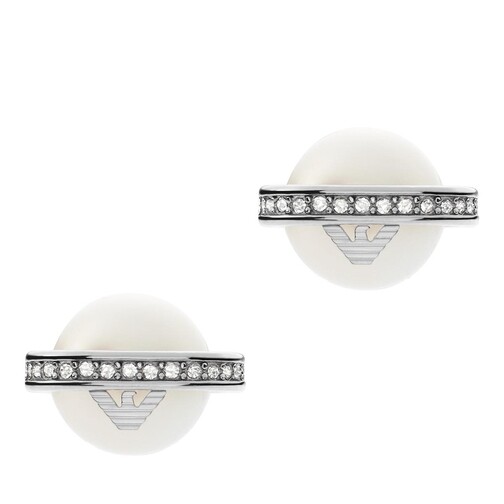 Emporio Armani Stainless Steel Stud Earrings Silver Stud