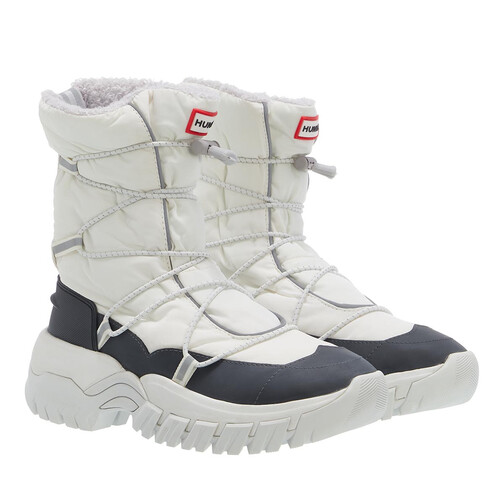 Hunter womens recycled polyester snow boot snowstorm white