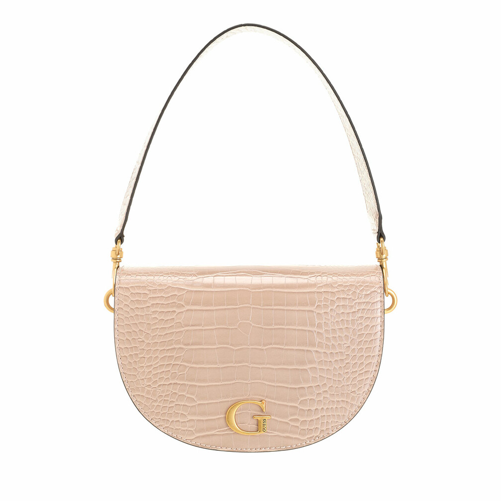 Guess Danna Saddle Bag White Borsa saddle