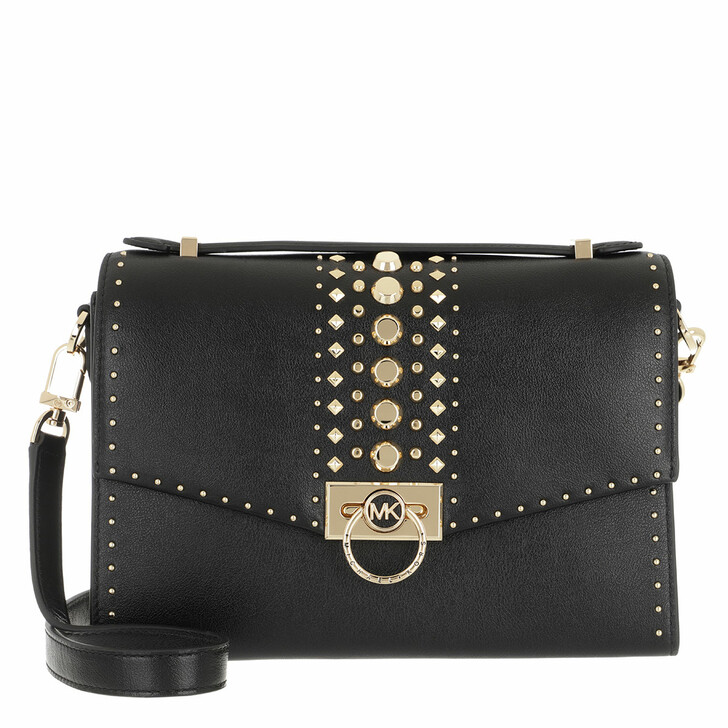 Michael kors studded messenger bag clearance