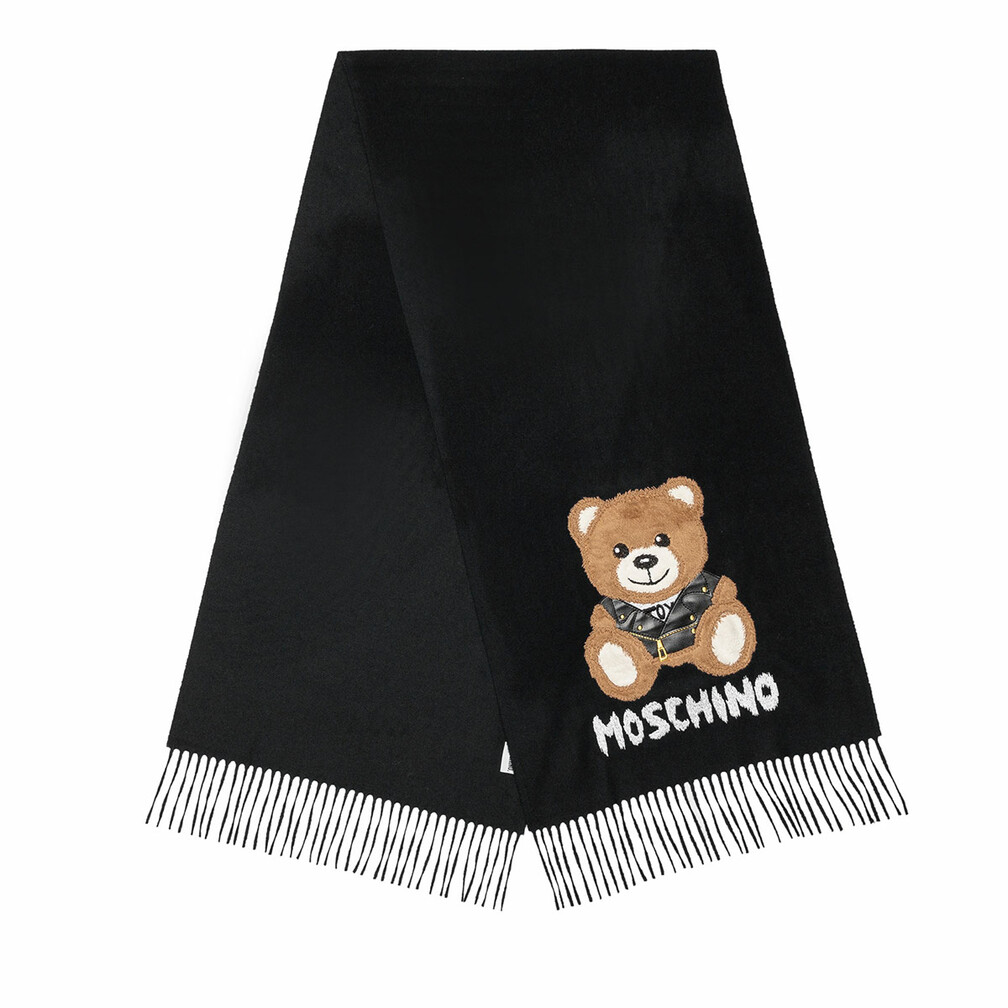 Moschino Scarf Dark Blue Wollschal