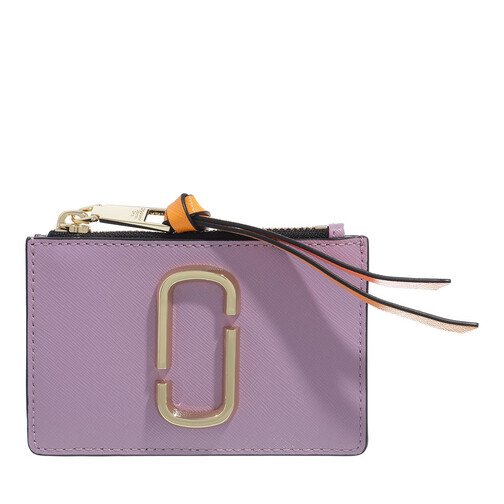 Marc Jacobs The Snapshot Top Zip Wallet Leather Orchid