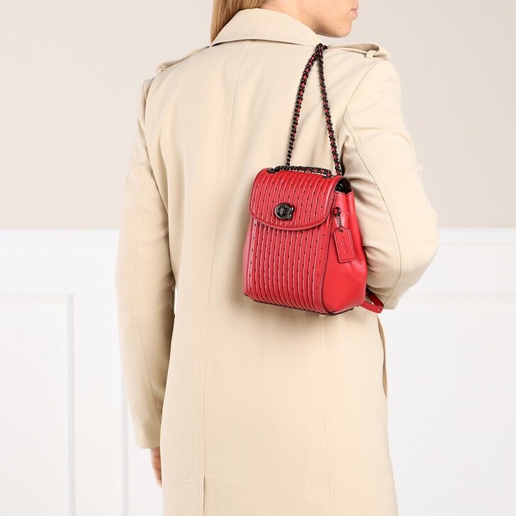 Coach Womens Bags Backpacks Red 