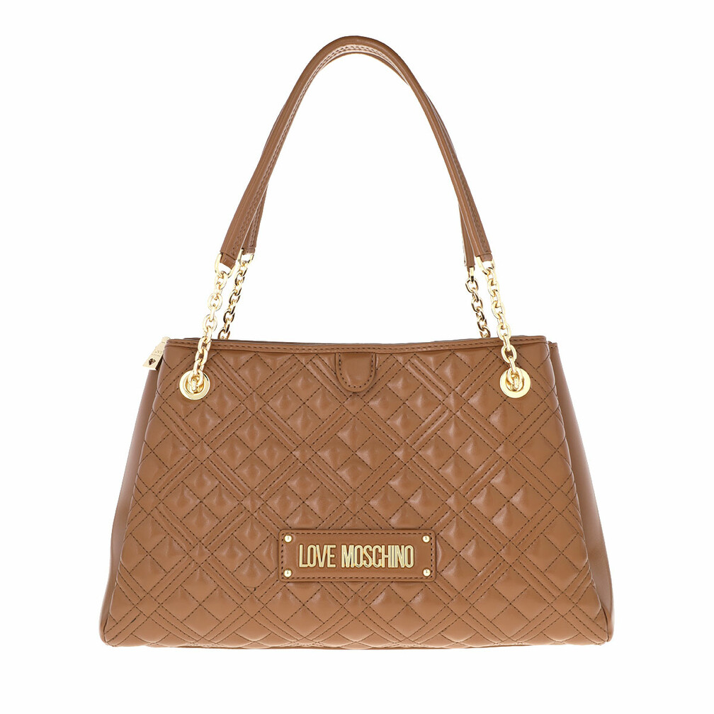 Love Moschino BORSA A MANO Donna, Crema, Taglia unica