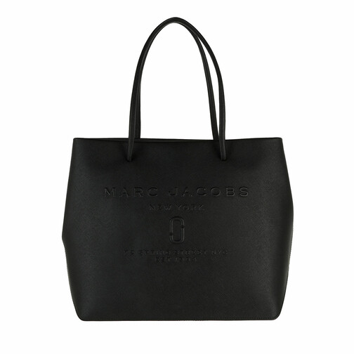 Marc Jacobs Logo Shopper EastWest Tote Bag Black Tote