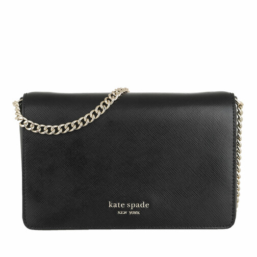 Kate Spade New York Spencer Saffiano Leather Chain Wallet Black