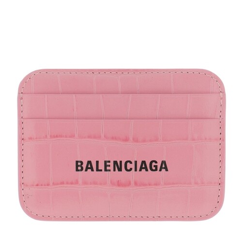 Balenciaga Logo Card Holder Pink Kartenhalter