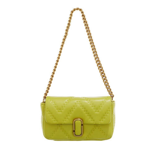 Marc Jacobs The Quilted Leather J Marc Mini Shoulder Bag Citronelle