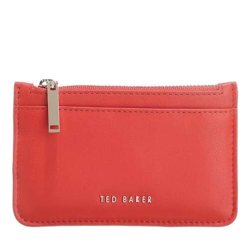 Ted Baker Garcia Zip Card Holder Dark Red Portecartes