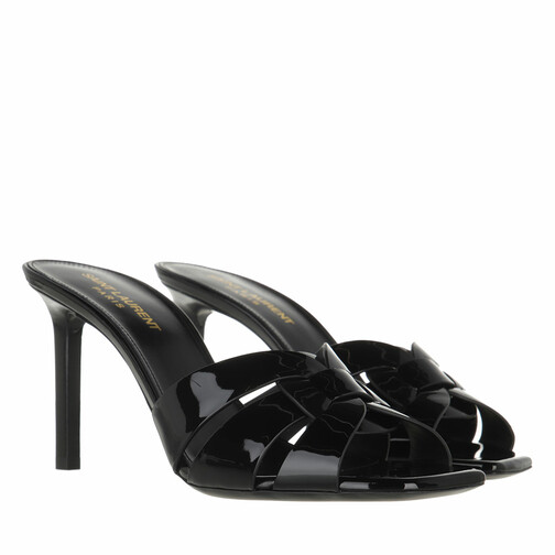 Saint Laurent Tribute Mules Black Mule