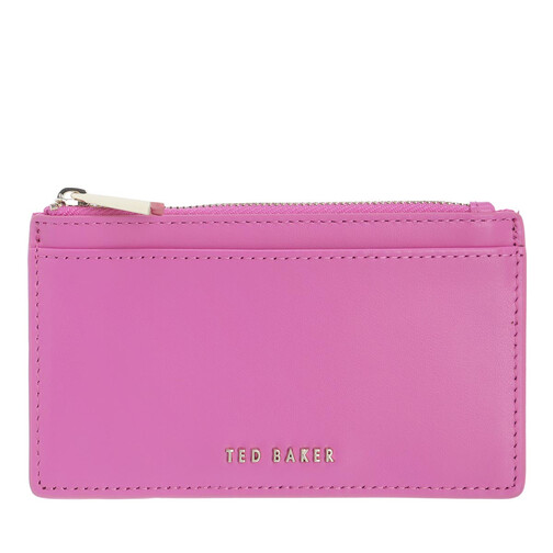 Ted Baker Samie Coated Zip Card Holder Pink Card Case