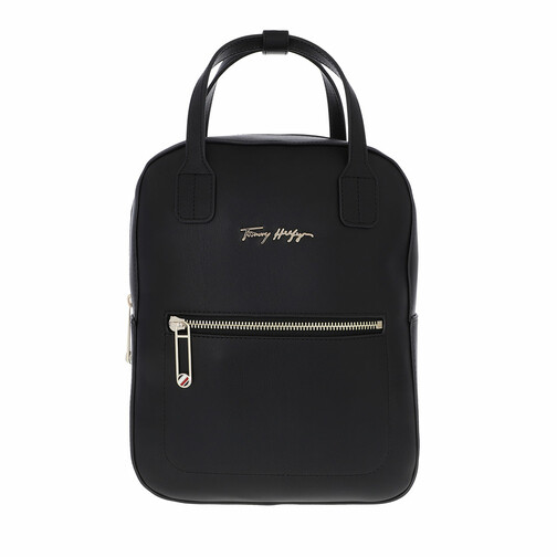 Tommy Hilfiger Iconic Tommy Signature Backpack Black Ryggsäck