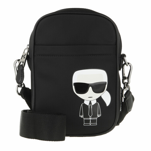 Karl Lagerfeld K/Ikonik Nylon Crossbody A999 Black Crossbody Bag