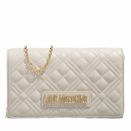 Love Moschino Borsa A Tracolla In Pelle Color Crema – Modello JC4330PP0LKN0106, Borse A Tracolla Donna, Eleganza Casual - 2