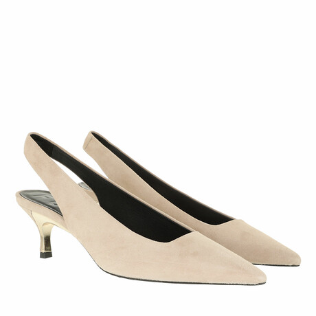 Furla Black Leather High Heel Pumps