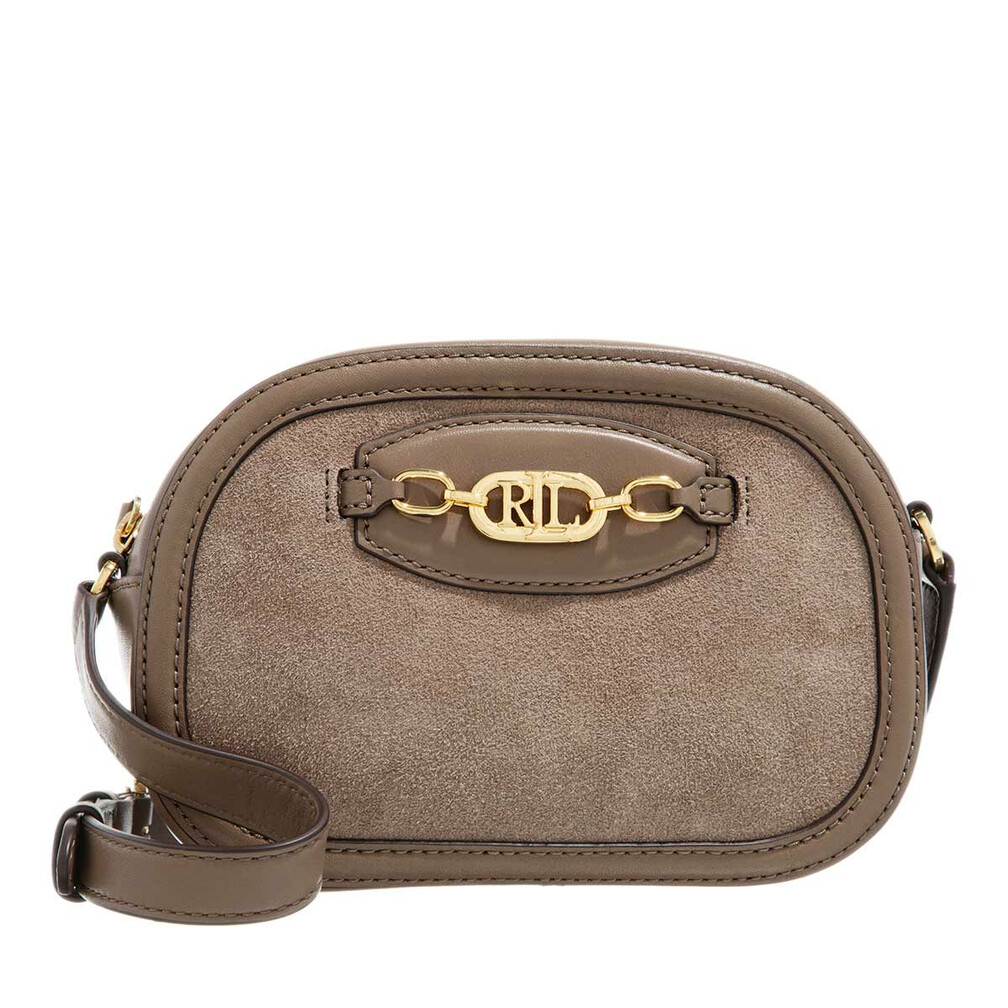 Lauren Ralph Lauren Jordynn Crossbody Medium Chestnut Brown Camera