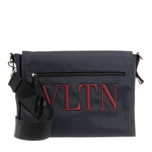 Valentino Garavani VLTN Nylon Messenger Bag Black Messenger Bag