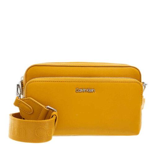 Calvin Klein Must Camera Bag Large Gold Crossbody Bag