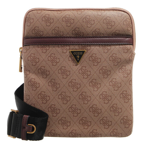 Guess Vezzola Crossbody Flat Beige/Brown Crossbody Bag