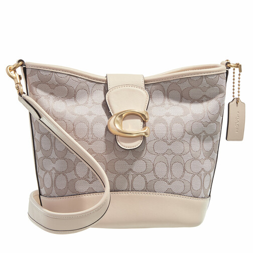 soft tabby bag in signature jacquard stone ivory