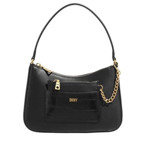 DKNY Simona Demi Crossbody Black/Gold Crossbody Bag