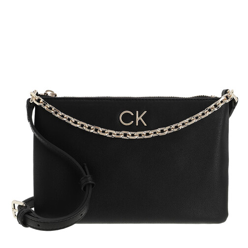 Calvin Klein ReLock Crossbody Chain Black Crossbody Bag