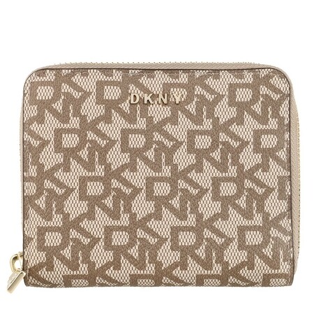 Sac Cosmétique DKNY Signature Exclusive - Dôme Bleu Marine, Cuir, Grand Format