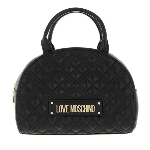 Love Moschino Borsa Quilted Pu Nero Bowling Bag