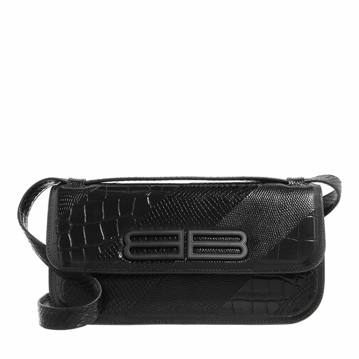 Balenciaga Gossip Shoulder Bag Black Crossbody Bag