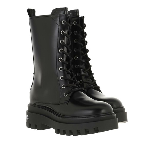 Calvin Klein Flatform Mid Laceup Boot Black | Laarzen met vetersluiting |  fashionette