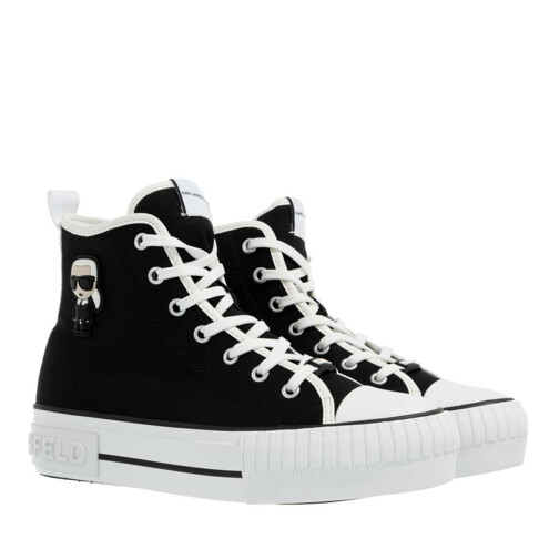 Karl Lagerfeld Kampus Max Karl Ikonic Hi Lace Black Canvas HighTop